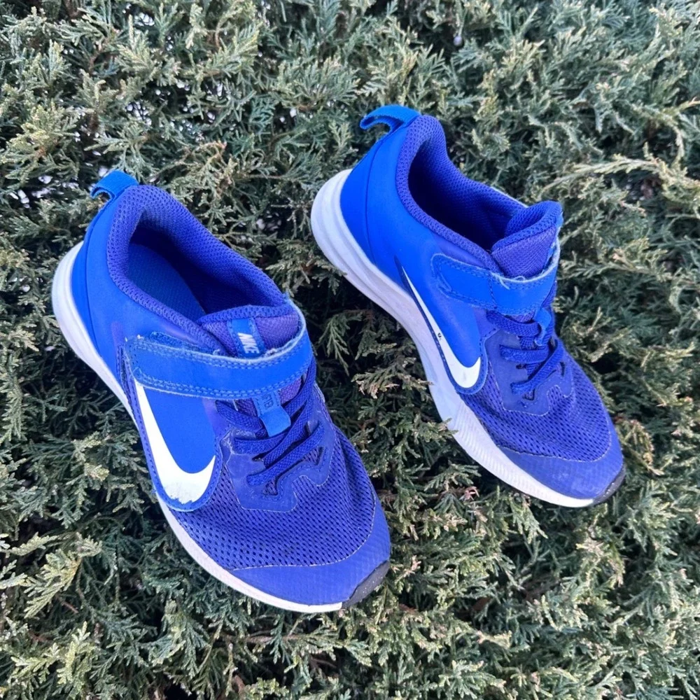 Nike Downshifter 9‎ Toddler Boy Sneakers Size 12 Blue Shoes